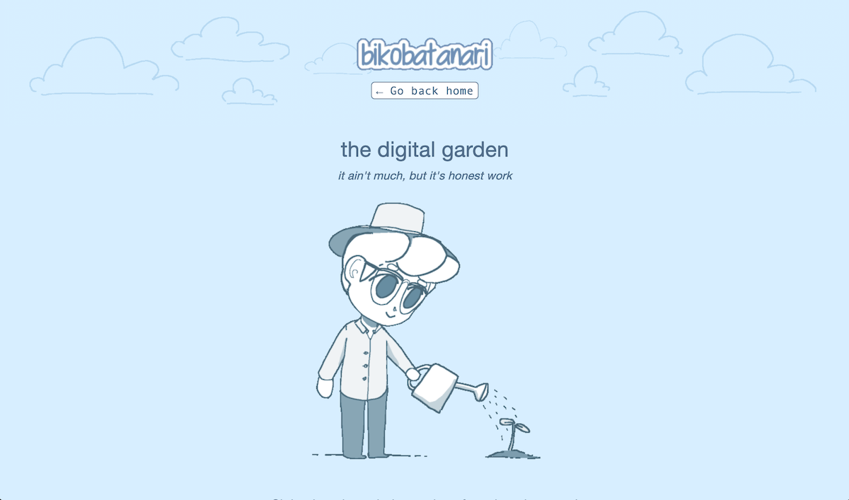 𝕓𝕚𝕜𝕠𝕓𝕒𝕥𝕒𝕟𝕒𝕣𝕚 - Digital Garden